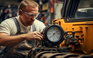 铲车没有油表怎么加装