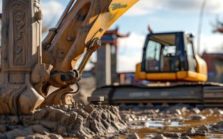 挖掘机怎么挖梅花桩