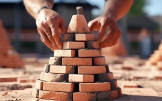 圆锥形怎么砌砖