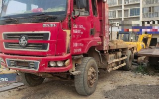 二手农用牵引挖掘机拖车