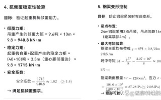 吊车吊点怎么计算公式