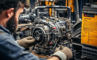 挖机撇车液压泵怎么调