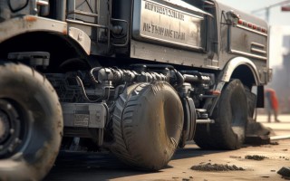 输送泵车怎么画