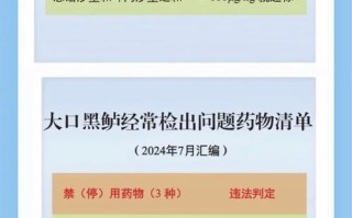 水产违禁药物目录有哪些品种？