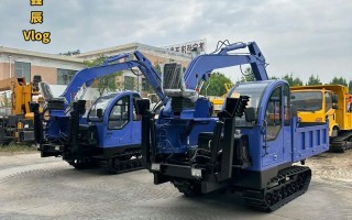 履带农用车带挖掘机