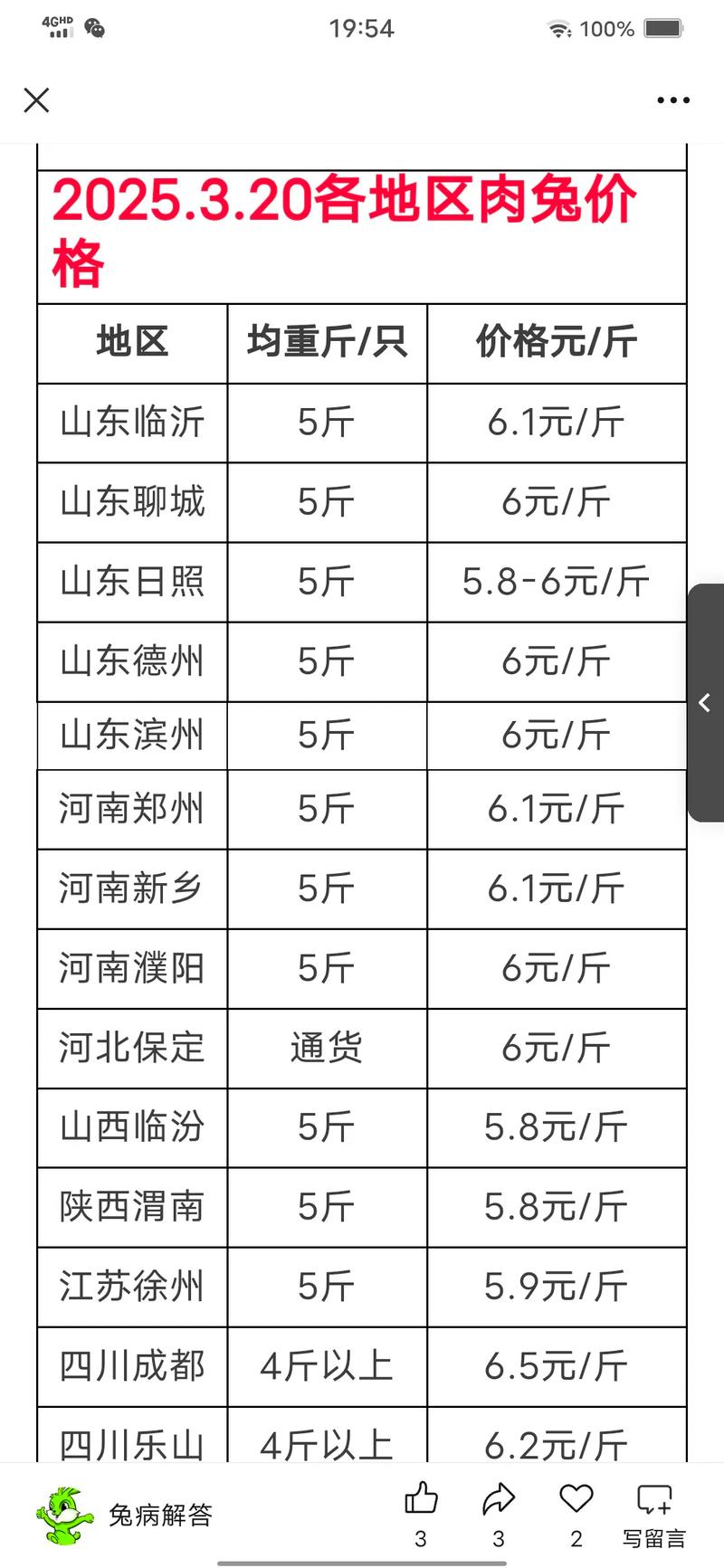 特兔子的价格多少-第2张图片-宁夏农业信息网