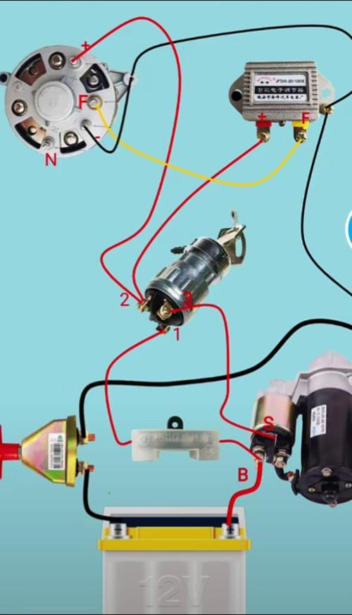农用车发电机正确接线图-第1张图片-宁夏农业信息网
