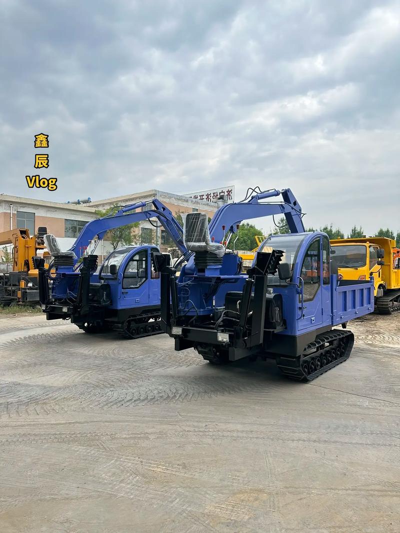 履带农用车带挖掘机-第1张图片-宁夏农业信息网