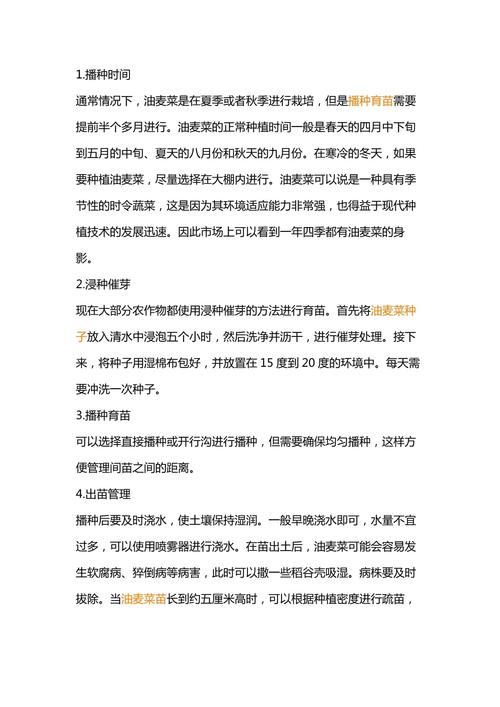 油麦菜何时种？方法有哪些？-第1张图片-宁夏农业信息网