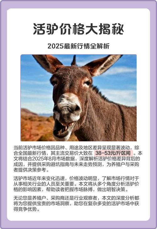 驴的品种多样，价格差异大，具体是多少？-第3张图片-宁夏农业信息网