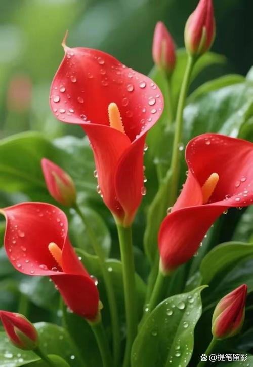 红色马蹄莲怎么养才开花？-第1张图片-宁夏农业信息网